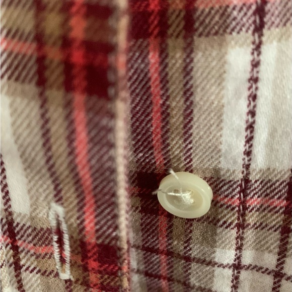 Old Navy Maroon, Red, &Tan Plaid Button-Up Blouse
Excellent condition - Picture 5 of 6